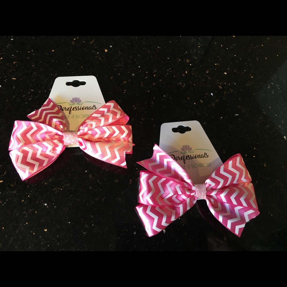 Handmade Hair Bow Barrettes